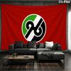 Hannover 96 Art Wall Tapestry, Aesthetic Printed Fabric Blanket, Suitable for Bedroom, Living Room, and Home Decor.