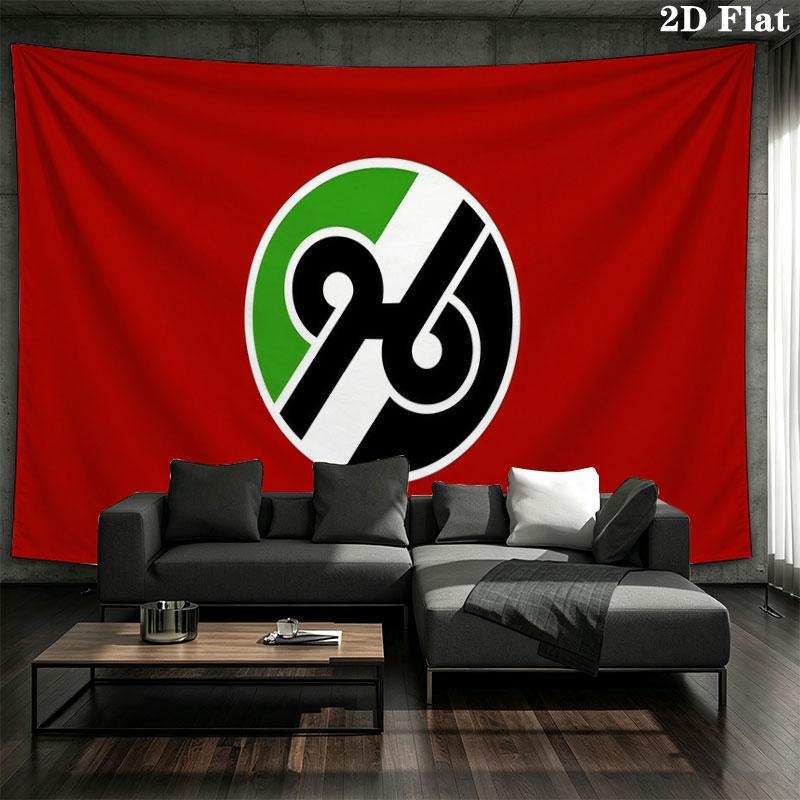 Hannover 96 Art Wall Tapestry, Aesthetic Printed Fabric Blanket, Suitable for Bedroom, Living Room, and Home Decor.