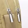 Lightweight Nylon Crossbody Bag with Front Flap Snap Closure Casual Mini Shoulder Purse for Daily Travel