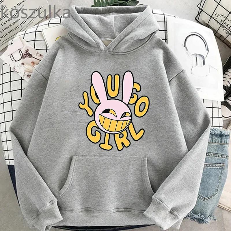 The Amazing Digital Circus Jax Hoodies Mode Frauen Harajuku Lustige Kawaii Hoodies Unisex Casual Vintage Pullover Sweatshirts