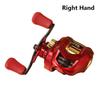 Metal Casting Baitcasting Reel 10Kg Max Drag 10 Gear Magnetirc Brake Fishing Reel Quick Reaction Operation 7.2:1 Gear Ratio