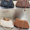 2024 Summer Versatile Hand-Woven Baguette Shoulder Bag - High-Grade Underarm Vegetable Basket Commuter Handbag