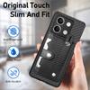 C1-01 For Xiaomi Redmi Note 13 4G Kickstand Case Card Slot Leather+TPU+PC Phone Cover
