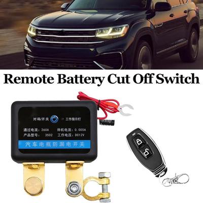 Remote Battery Cut Off Switch With Remote Control 12V 240A  Auto Power Shut Off Switch Disconnect Switch For Car SUV Truck