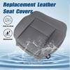 GXARTS Front Driver Side Bottom Lower Replacement Leather Seat Cover Gray #QB Compatible with Ford F150 2004 2005 2006 2007 2008