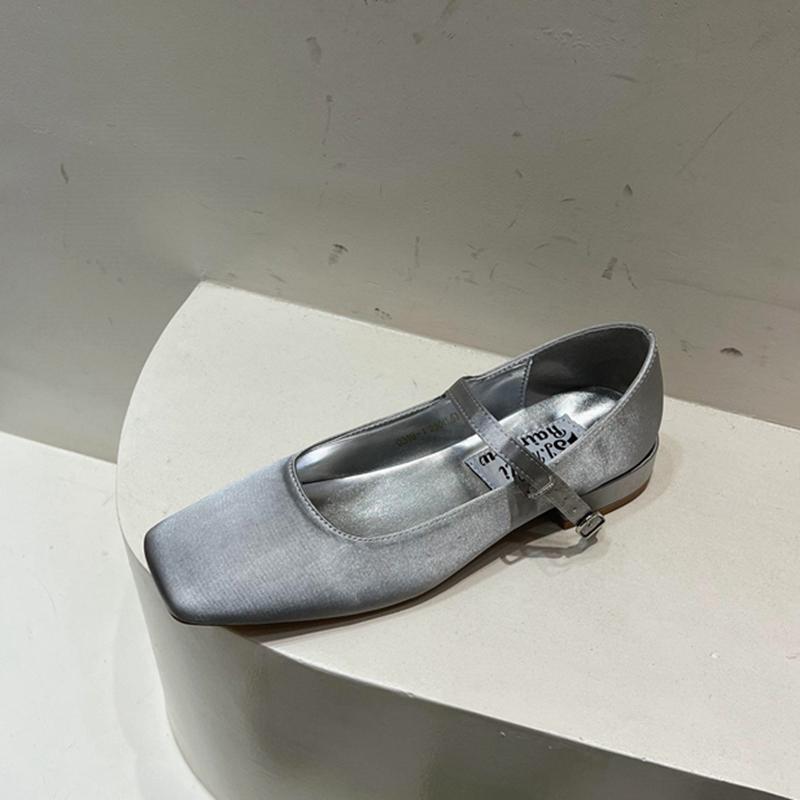 Fashion SUOJIALUN 2025 Summer Women Flat Shoes Round Toe Shallow Soft Ballerina Shoes Ladies Casual Dress Ballet Loafers Classics Mujer