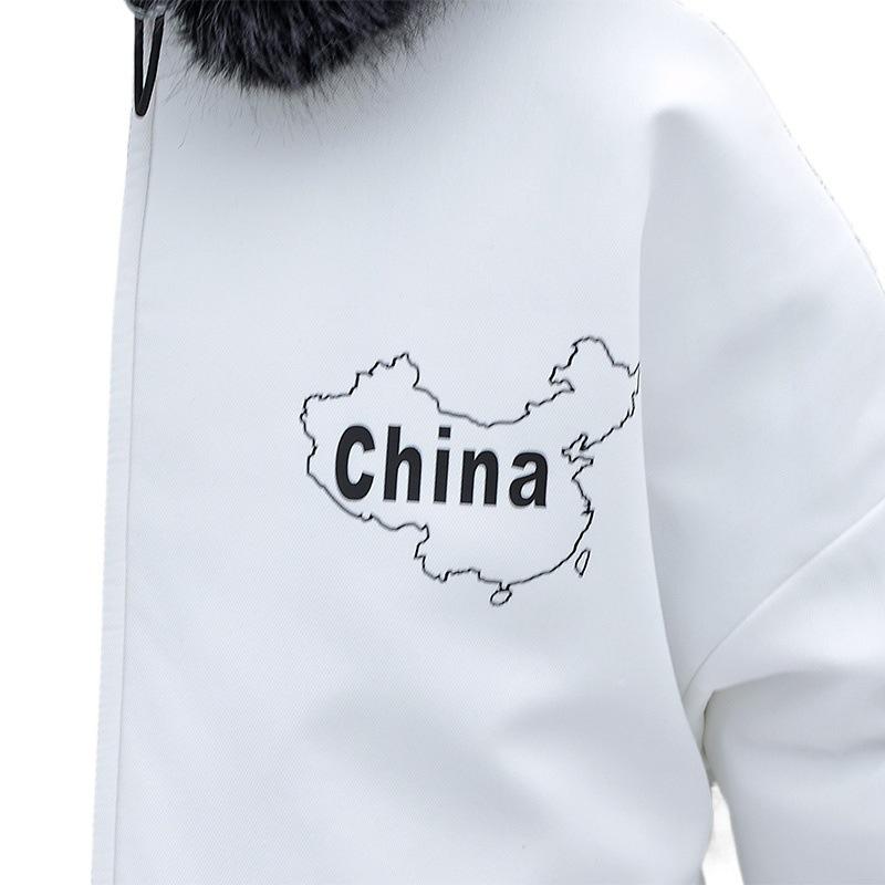 Thickened Winter Padded Jacket Loose Versatile Jacket Teen Padded High School Student Padded Jacket