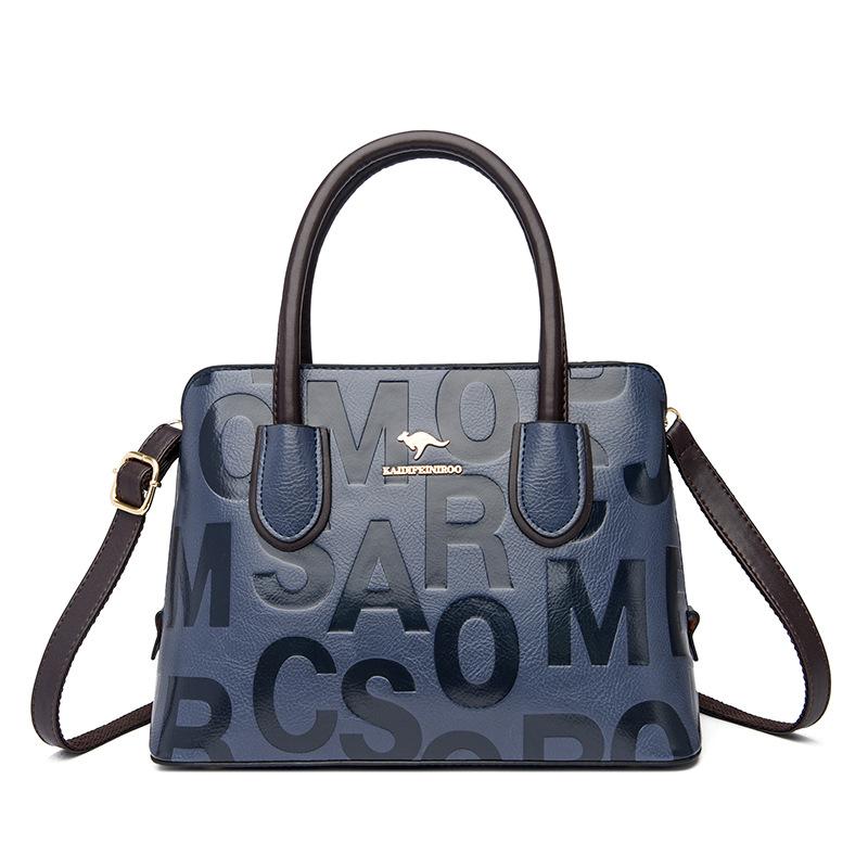 

Сумка через плечо женская сумка через плечо женская модная тисненая женская сумка синий