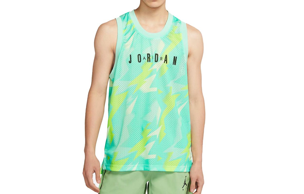 Баскетбольная майка Jordan мужская зеленая CZ4740-675 XXXL