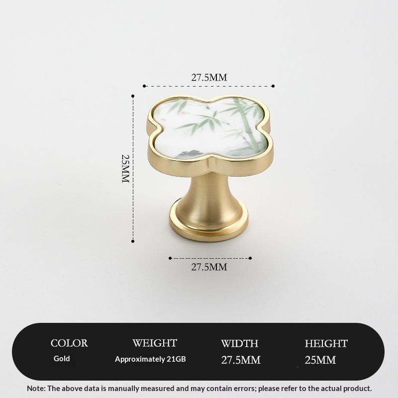 Cabinet Knobs Furniture Handles Chinese Painting Patterns Perfect For Kitchen Wardrobe Drawer Home Decoration