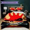 Colorful Five Finger Death Pattern Bedding,Quilt Set Quilt Cover Pillowcase Home Birthday Gift (1*duvet cover+2*pillowcase,without core)ZSJT0917144