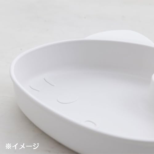 Sanrio Baby Hello Kitty Baby-Geschirrset (5-teiliges Set): Mittagsteller, Kleine Schüssel, Becher mit zwei Henkeln, Löffel, Gabel. Perfekt für Babys und Kinder. ZU