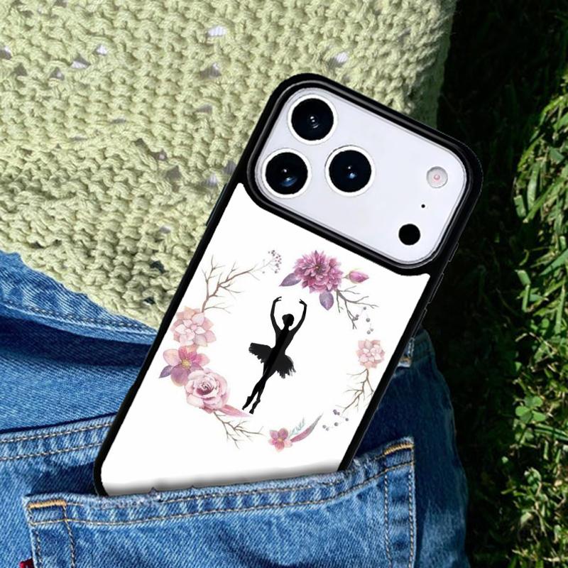 Ballerina Ballet Shoes Dance Girl Phone Case Cover for IPhone 11 12 13 14 15 16e 17 Pro Max Coque for IPhone 17 Air