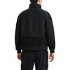 Under Armour Mission Insulated Solid Color Stand Collar Training Fleece Jacket Men Jacket Black 1378841-001