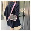 Transparent Jelly PVC Shoulder Bag Fashionable Crossbody Phone Purse CLE