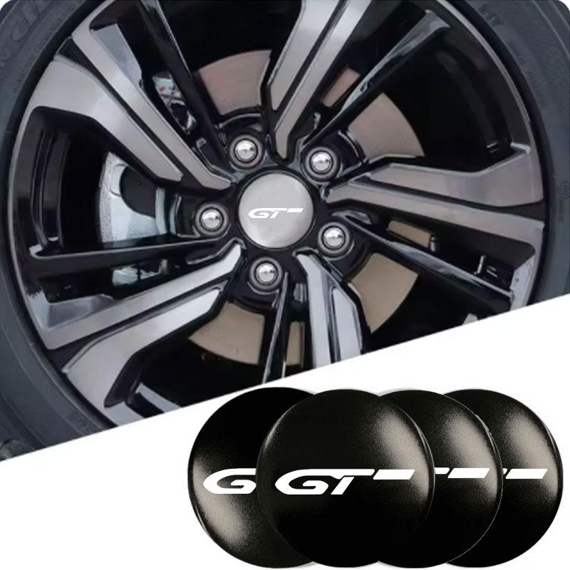 Car Wheel Center Hub Cap Sticker For Peugeot GT GTline 3008 308 T9 208 508 2008 Rifter 5008 207 206 408 108 4008 Accessories