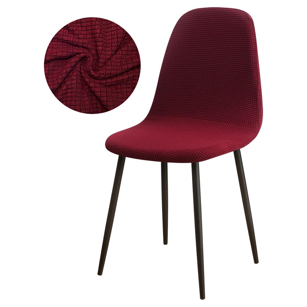 

Solid Color Chair Cover Thickened Elastic Minimalist Dining Seat cover Removable Washable Chair Slipcover Anti-dirty All Season Q16404QQ-1piece