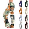 Damen Halloween Print Kordelzug Hose Lässige Lounge Hose Halloween Thema Bedruckter Elastischer Bund Entspannte Passform Hose