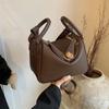 Autumn new high-end lychee pattern lock single shoulder oblique span trendy women's bag
