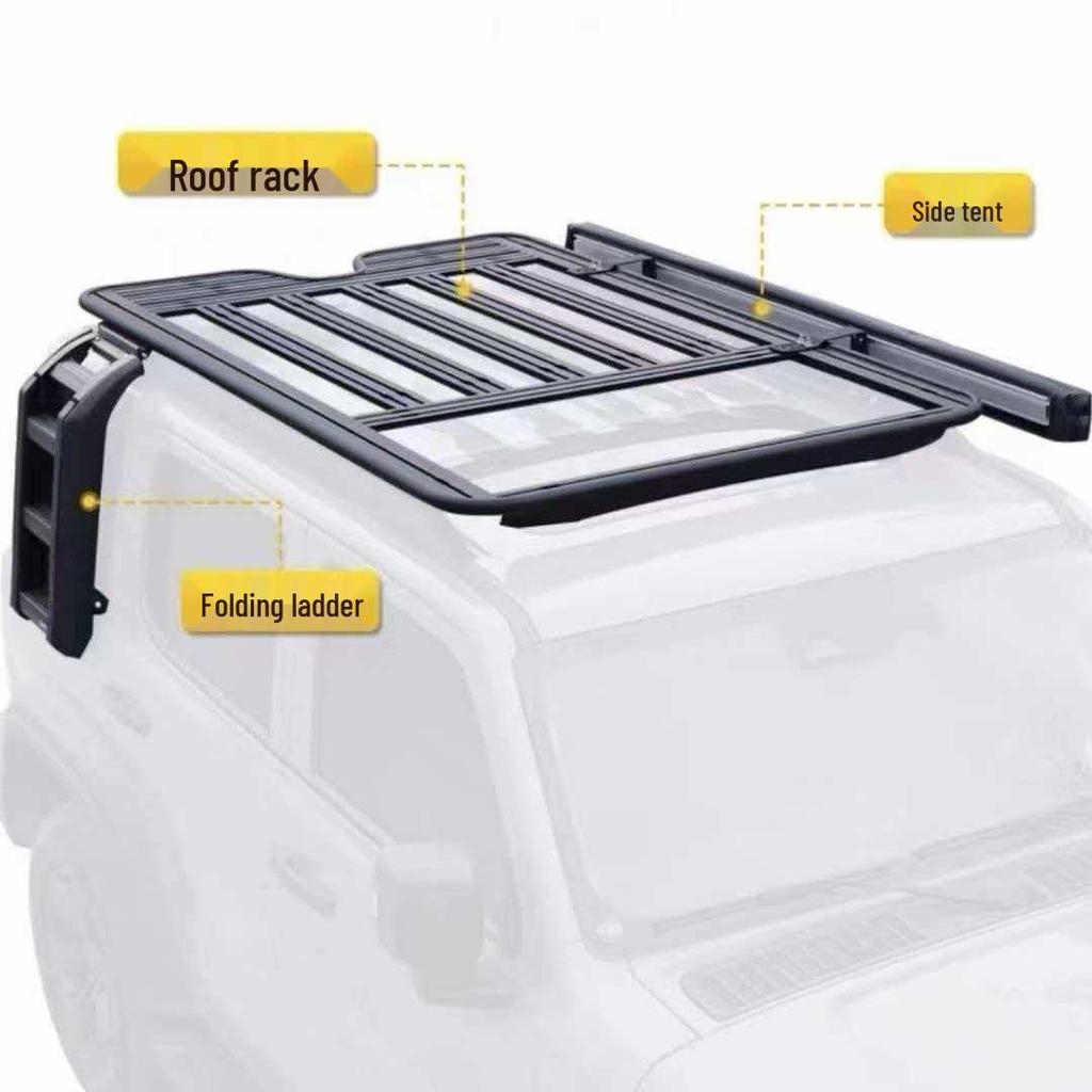 Aluminum Alloy Roof Platform & Climbing Ladder for Tank 400/500 Luggage Rack