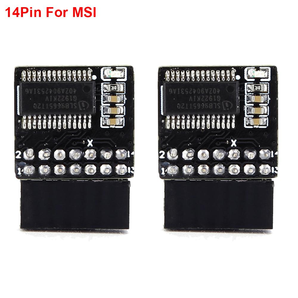 10-1PCS TPM 2.0 Encryption Security Module Board 4GB For ASUS ASRock MSI ASRock GIGABYTE LPC 14/18/20 Pin Motherboards Card