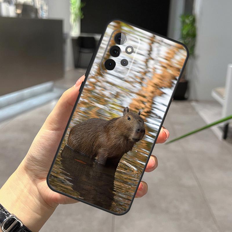 

Animal Funny Capybara Case For Samsung Galaxy A32 A12 A22 A52 A35 A26 A16 A05 A55 A15 A54 A34 A14 A56 A36 A13 A53 Samsung A52