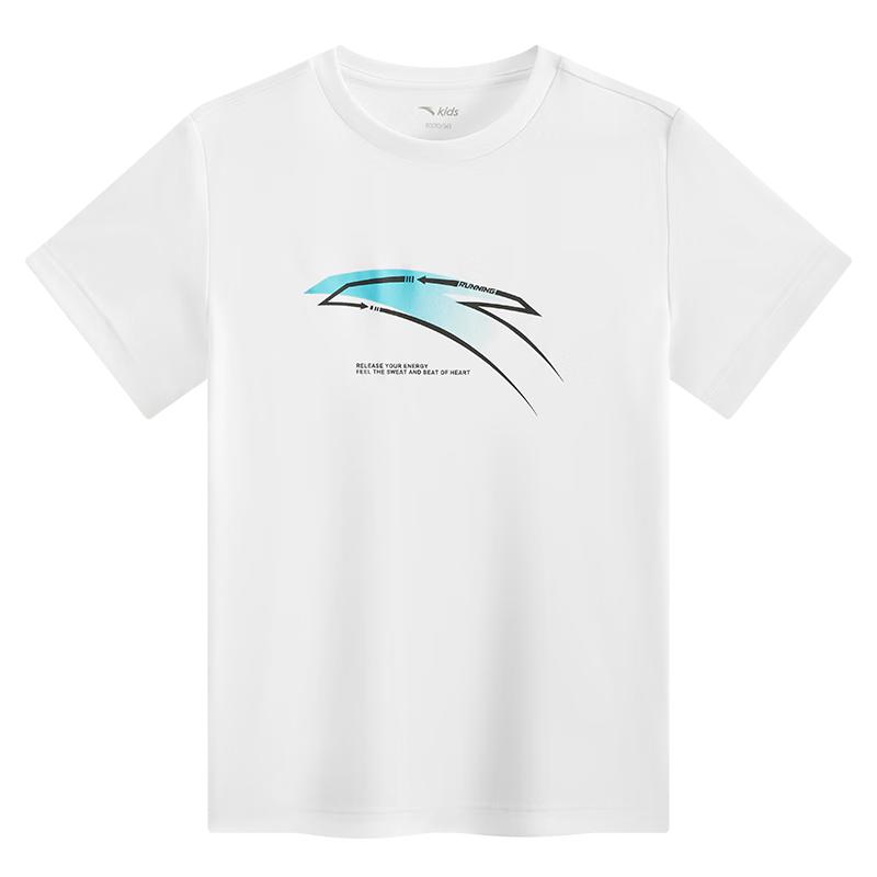 Anta Boys  2025 Summer Breathable Sports T-Shirt 160