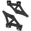 KIMISS Spoiler Mounting Brackets, 5" Universal Car CNC Aluminum Alloy Rear Wing Trunk Racing Tail Spoiler Legs Mount Brackets