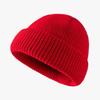 Knitted Hat Women'S Cold Hat Winter Hat Men'S Autumn Winter Melon Hat Dome Knitted Hat
