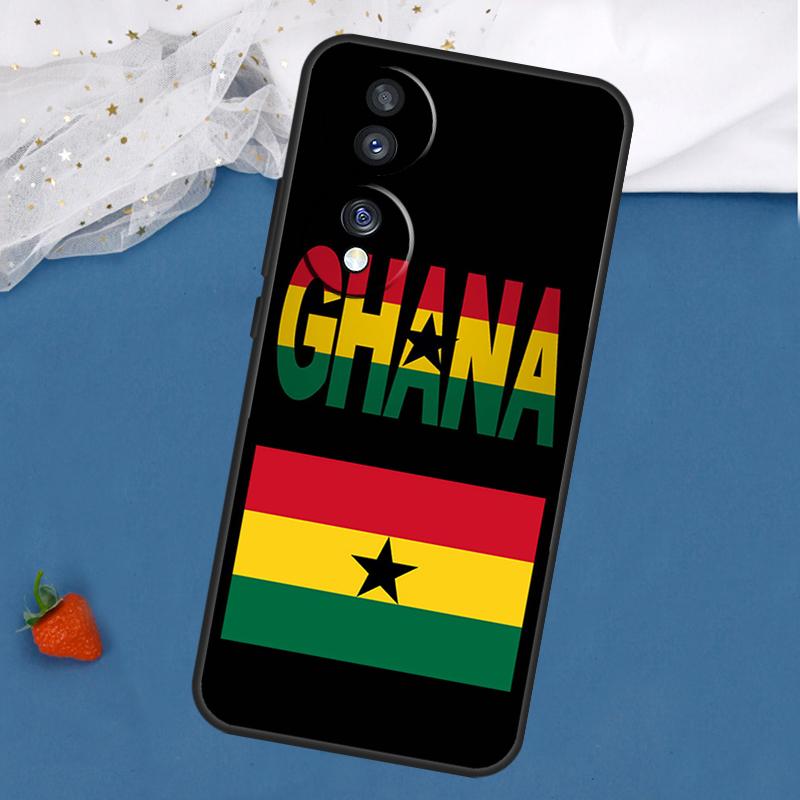 Ghana Flag Case For Honor Magic 8 5 6 7 Pro 200 400 50 70 90 Lite Win RT X8c X8b X9a X9b X9c X9d Cover