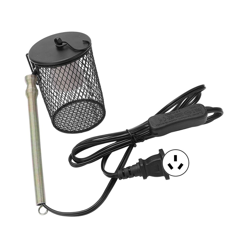 Profesjonalny, bezpieczny klosz do lampy grzewczej dla gadów Zapobiega poparzeniom Klosz do lampy izolacyjnej dla gadów do