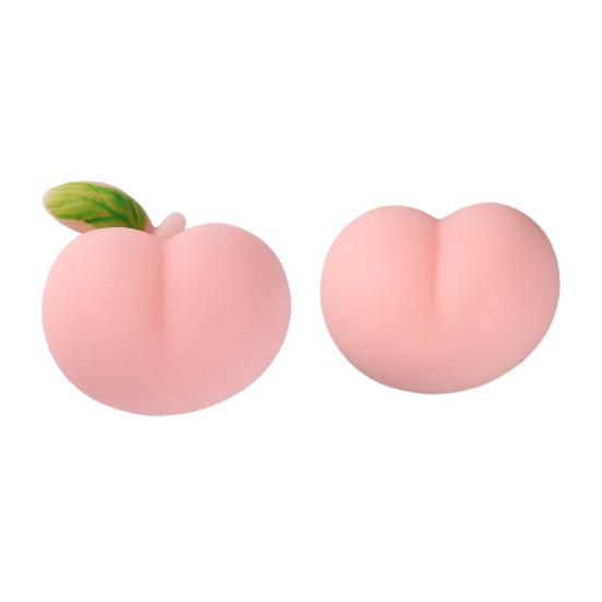 5/10/20Pcs Pink Butt Squeeze Toy Stress Relief Slow Rising Mini Ass Sensory Toy Anti-collision Pad Relaxation Soft Stress Ball Fidget Toy