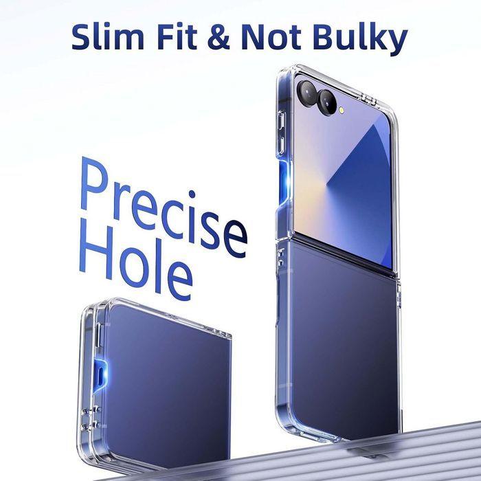 Case for Samsung Galaxy Z Flip 8, Shockproof Scratch-Resistant Ultra Rigid Transparent Protection