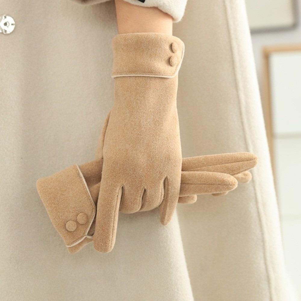 Ciepłe Rękawiczki z Ekranem Dotykowym Dralon Rękawiczki do Jazdy Nowe Rękawiczki Zimowe do Jazdy na Rowerze na Zewnątrz, Narciarstwa