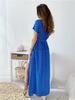 Women Print Polka Dot Dress Comfortable Lightweight High Recognition Elegant Style Slimming Flattering Fit Daily Wear