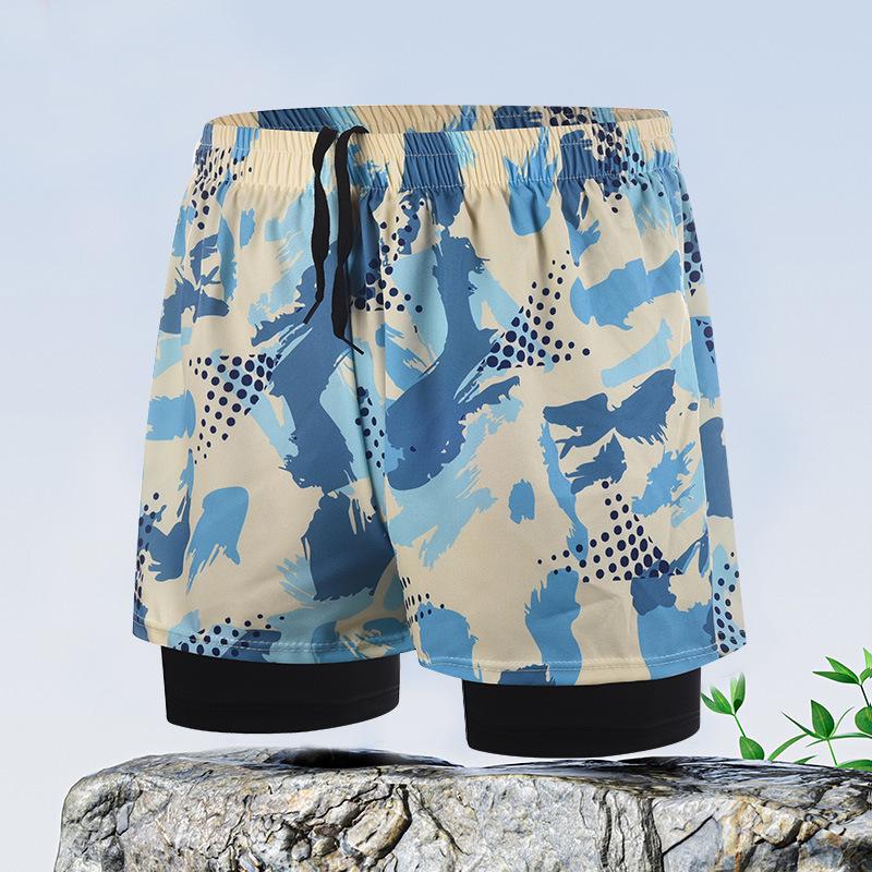 

Men s Plus Size Double-Layer Quick-Dry Swim Shorts 3XL (160-180kg)