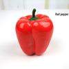 Simulated Chili Bell Pepper Fake Fruit Toy Model for Display