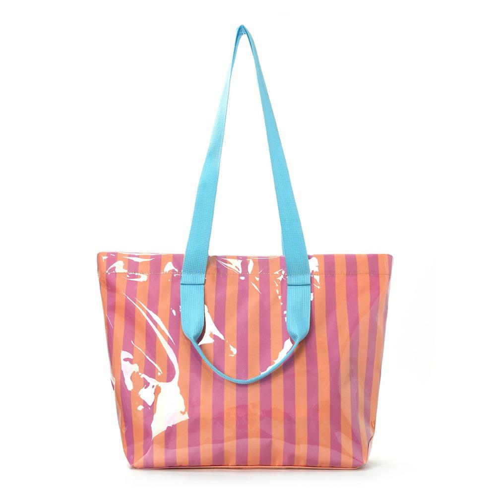 Lightweight Shopping Bag Waterproof Beach Shoulder Bag Portable Handbag Shopping