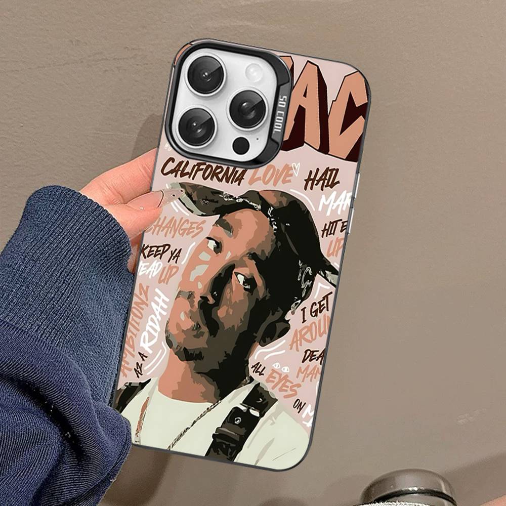 Singer Tupac 2 Phone Case For iPhone 16 15 14 13 12 11 Pro Max X XR XSMAX 8 7 Plus Matte Shockproof Back Cover