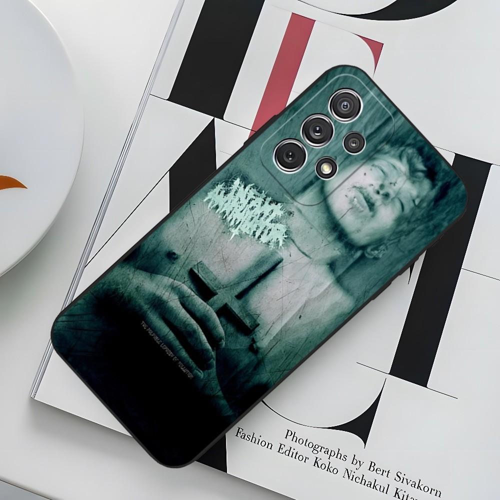 Infant Annihilator Cheeky Deathcore Phone Case for Sumsung Galaxy S24 S23 S22 S21 S20 A24 A34 N20 M54 A54 A53 Fe Plus Ultra Blac