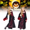 Girl Vampires Halloween Costume Set Party Show Clothes Cosplay Black Red Dress
