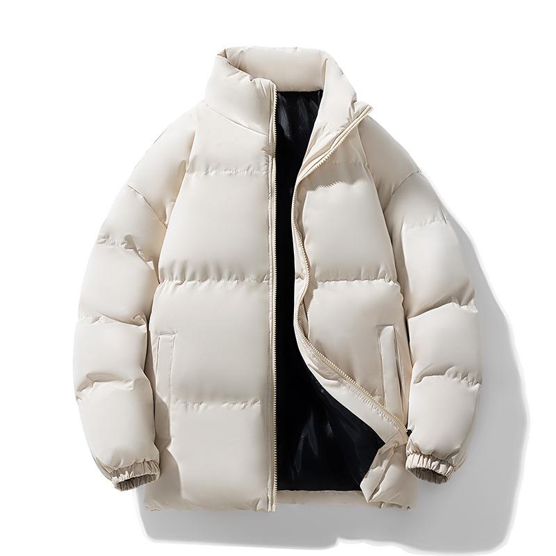 Winter Youth Padded Sports Padded Jacket Stand-up Collar Outdoor Padded Jacket Casual Loose Jacket Men