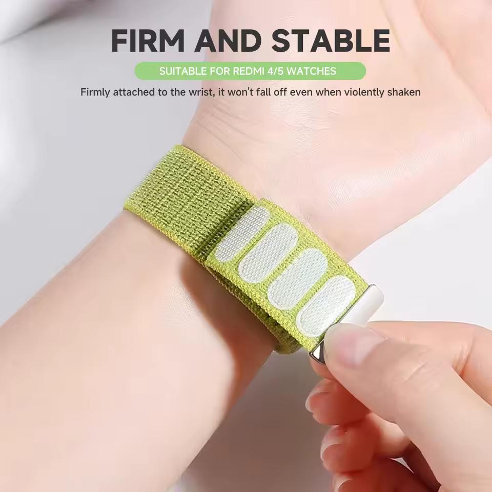 Nylonový smyčkový řemínek pro Redmi Watch 5 4 Kovová přezka Pásek pro XIAOMI Mi Band 9Pro 8Pro Nastavitelný Sportovní Correa Náhradní náramek