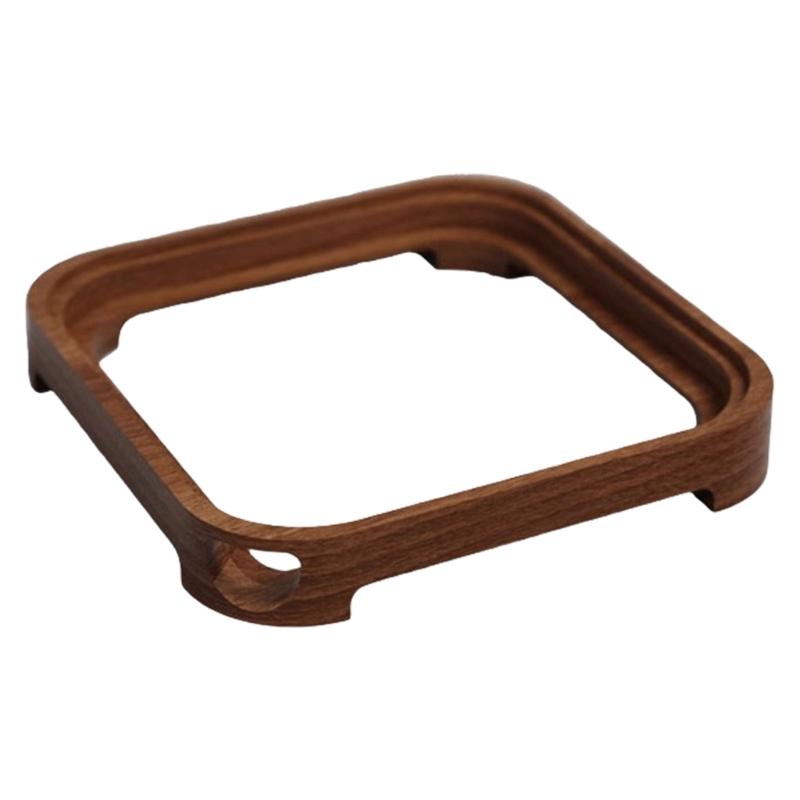 Walnut Heat Dissipation Base Bracket External Switches Button Hollow Ventilation for mini 2024 Host Bracket 1