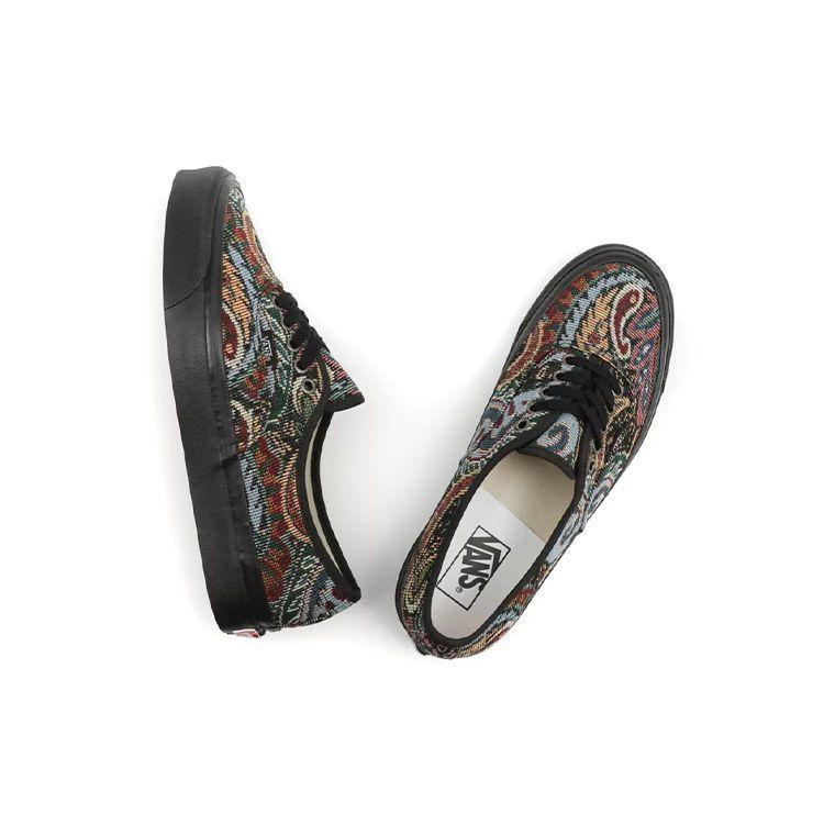 Vans Authentische 44 Dx Lässige Low-Top-Skate-Schuhe Unisex-Sneaker Schwarz Mehrfarbig VN0A38ENAB8