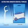 RIMI SMILE Elastic Ultra Thin High Polymer Smooth Floss Picks, 50/150/300 PCS | High Tensile Strength No Fraying & Anti-Break |