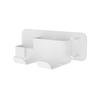 Wall Mounted Hair Dryer Storage Rack Multipurpose Organizer Accessory for Bathroom Shower Hair Dryer Bracket