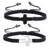 Multiuse Pet Memorial Crossed Bracelet Fashion Wrist Rope Remembrances Keepsakes M68E