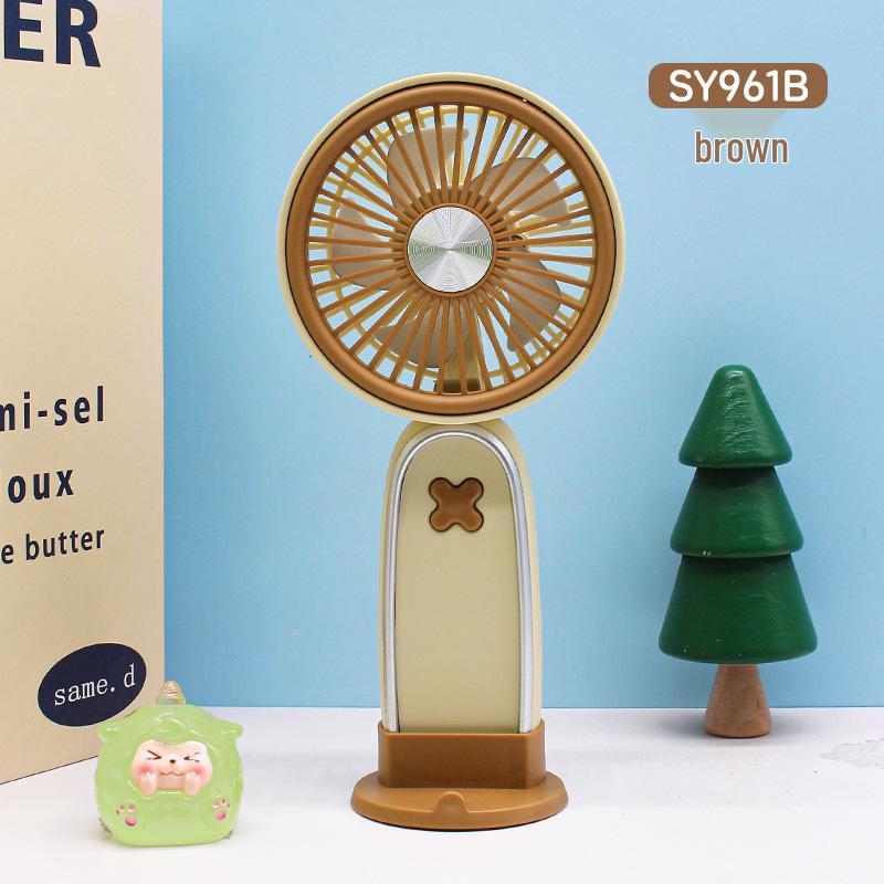 High-Power USB Rechargeable Handheld Mini Fan with Custom Logo