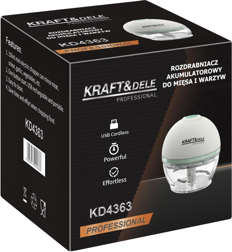 Cordless Meat and Vegetable Chopper 150ml KD4363